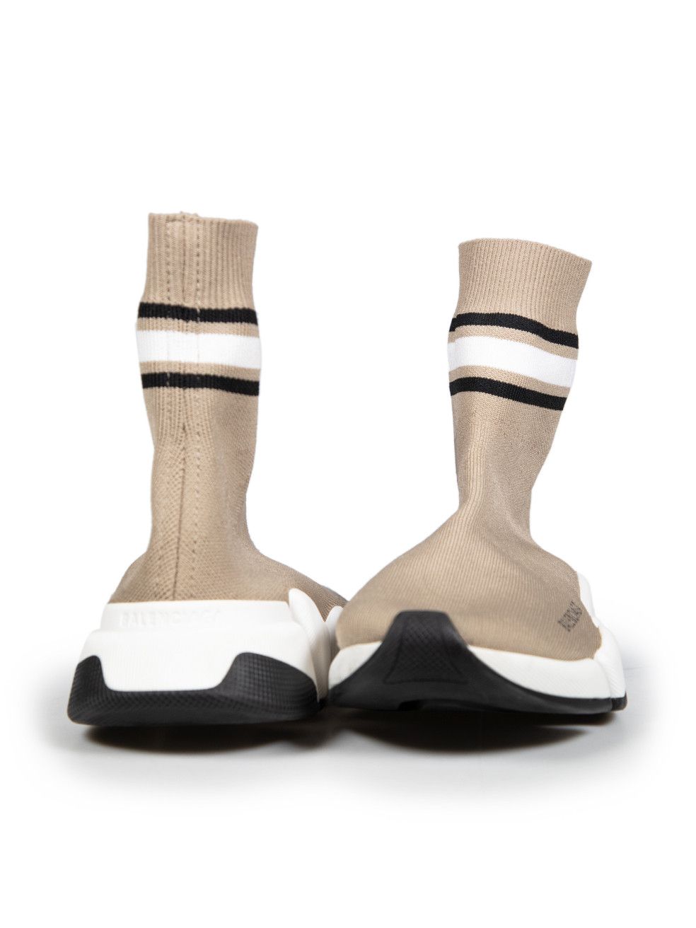 Balenciaga Beige Speed 2.0 Sock Trainers Size US 6 / IT 36 - 3 Thumbnail