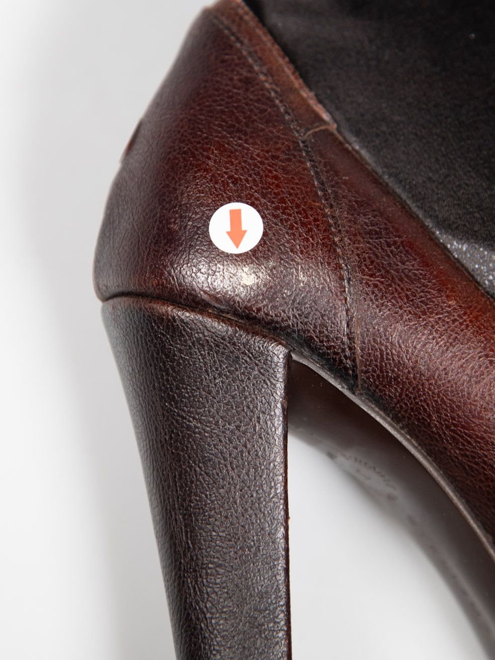 Stella McCartney Brown Square Toe High Heel Boots Size US 7 / IT 37 - 6 Thumbnail