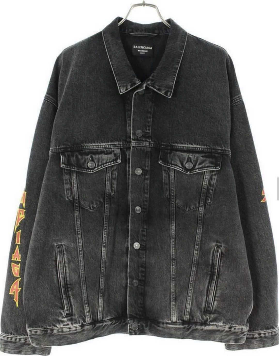 Balenciaga Metal Denim Jacket Size US S / EU 44-46 / 1 - 2 Thumbnail