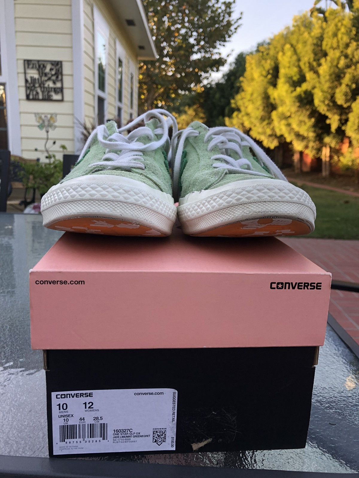 Converse Converse Golf Le Fleur “Jade Lime” Size US 10 / EU 43 - 1 Thumbnail