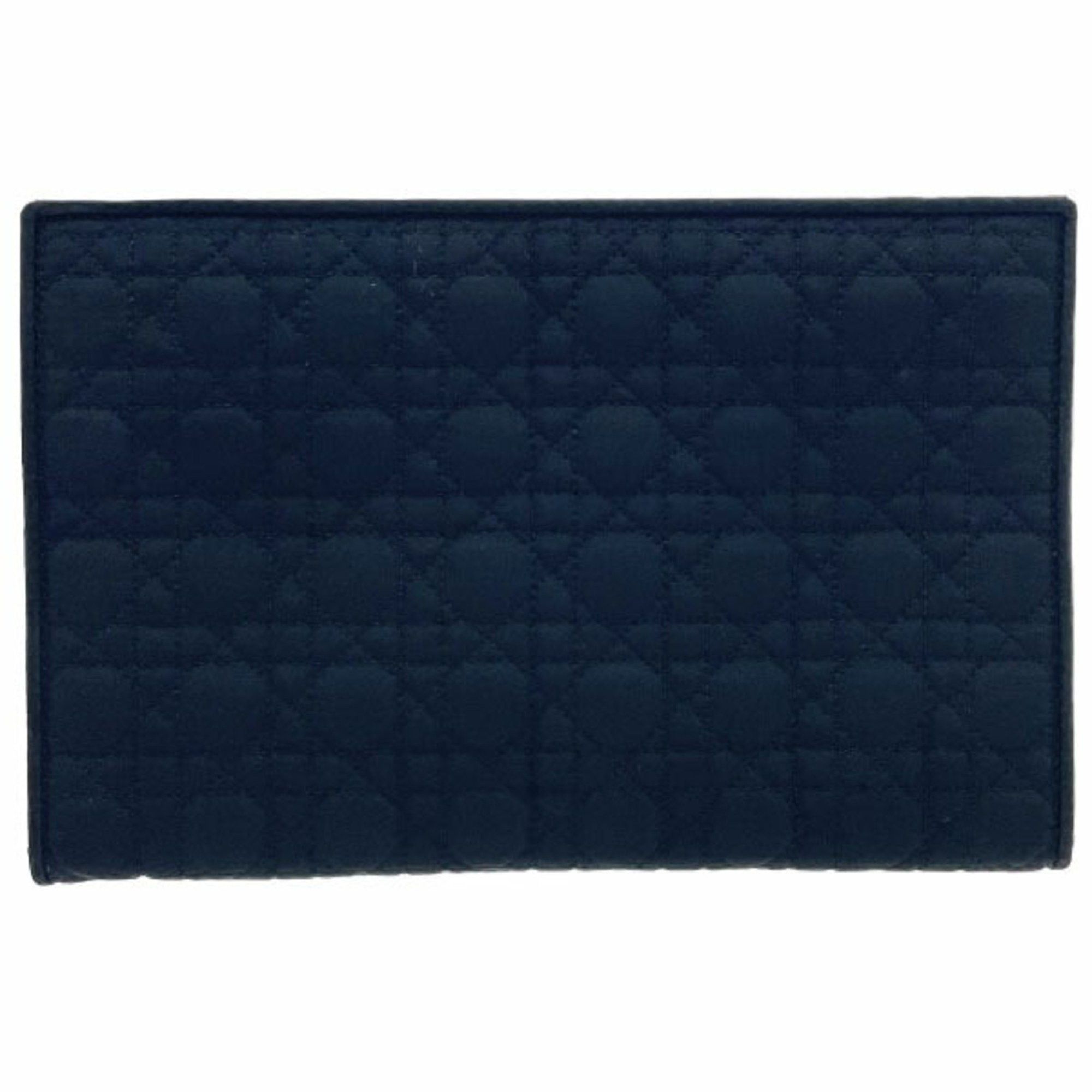 Dior Christian Dior Pouch Cannage Nylon Black Stitch Tick C.Dior HH-13876 Size ONE SIZE - 3 Thumbnail