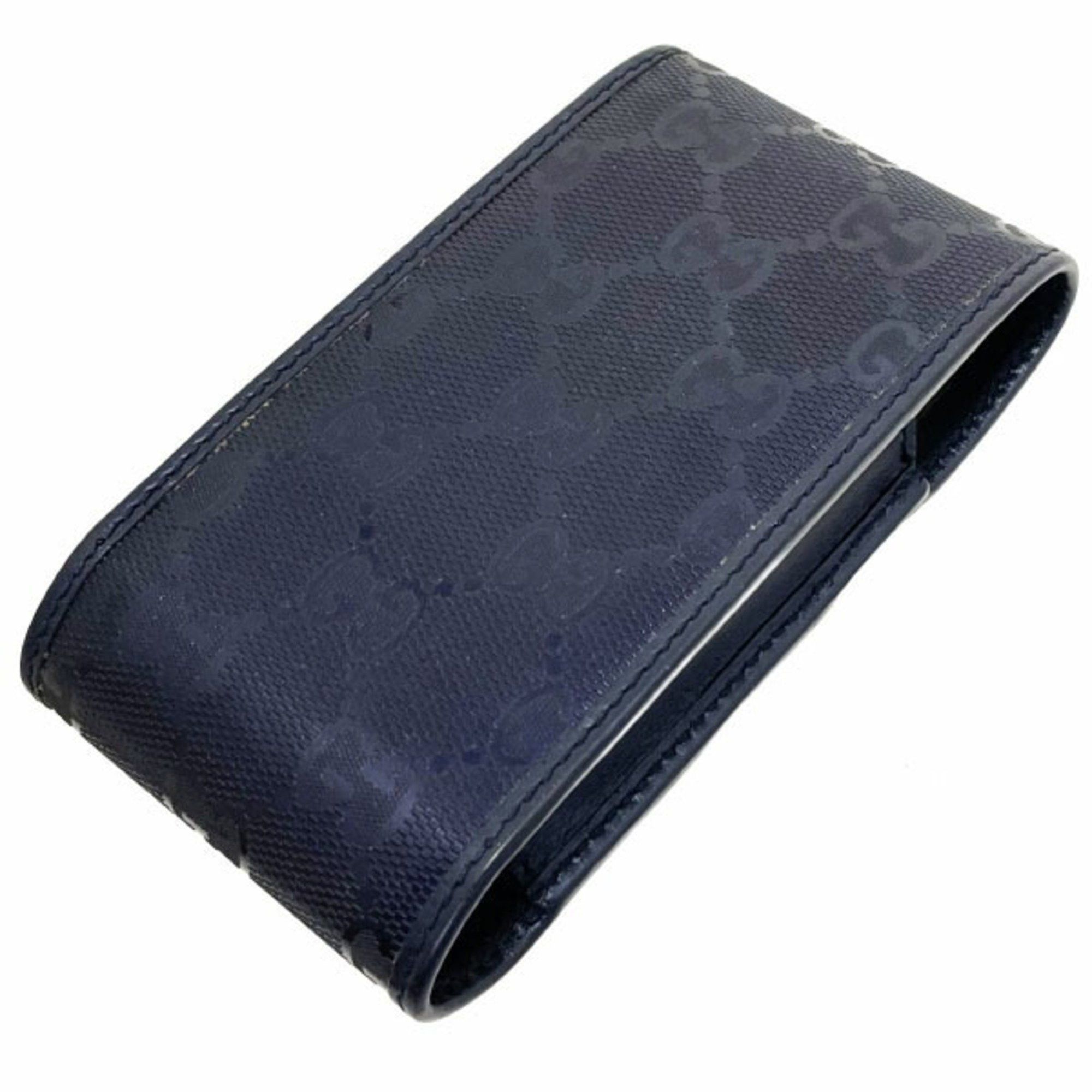 Gucci Gucci Cigarette Case GG Imprime PVC Leather Navy 181716 GUCCI iQOS THN-9796 Size ONE SIZE - 3 Thumbnail