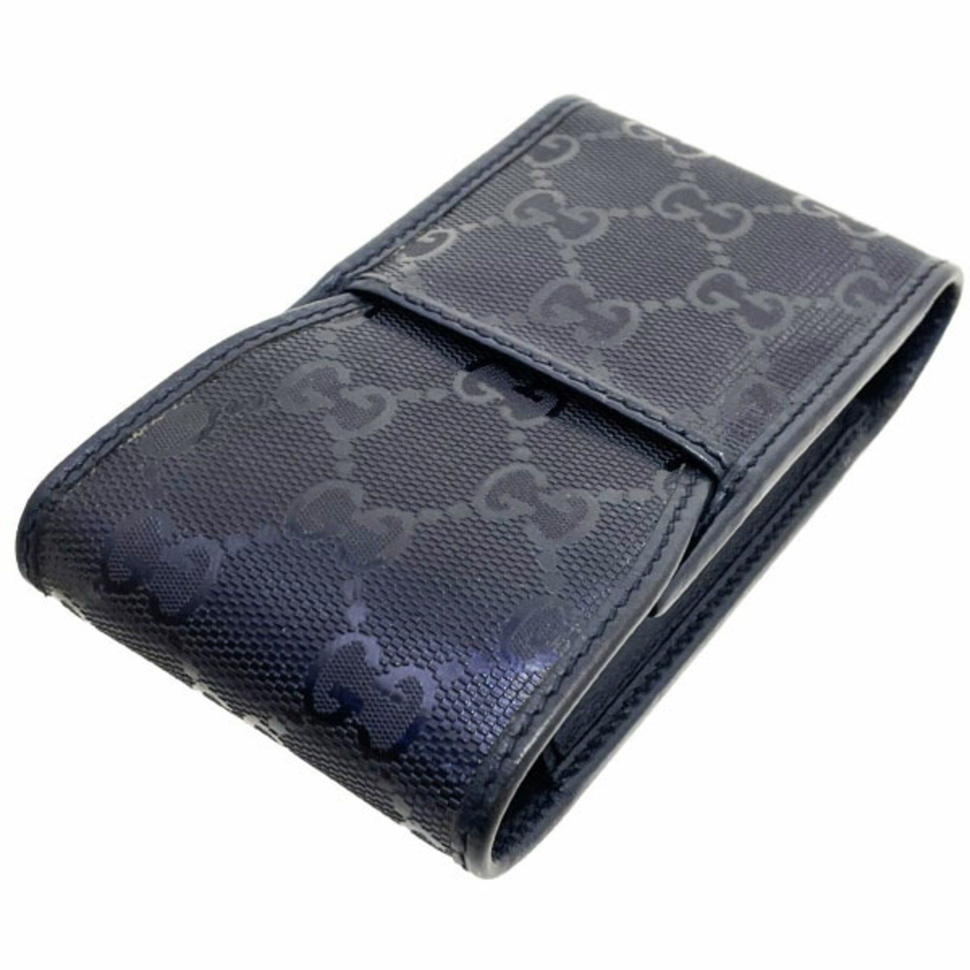 Gucci Gucci Cigarette Case GG Imprime PVC Leather Navy 181716 GUCCI iQOS THN-9796 Size ONE SIZE - 4 Thumbnail