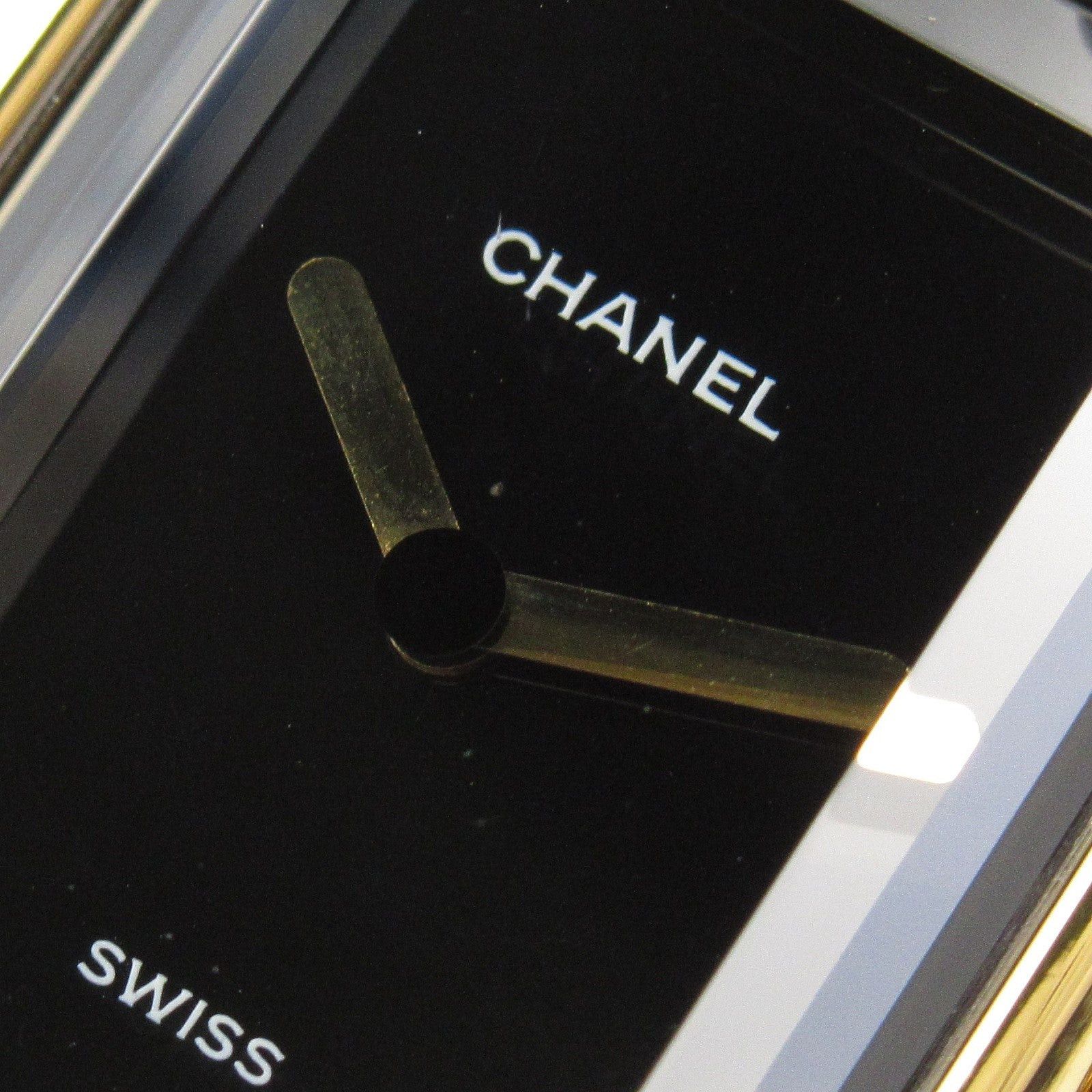 Chanel Chanel Premier M Women Watch Quartz Gp (Gold Plated) Leather Black Size ONE SIZE - 8 Thumbnail