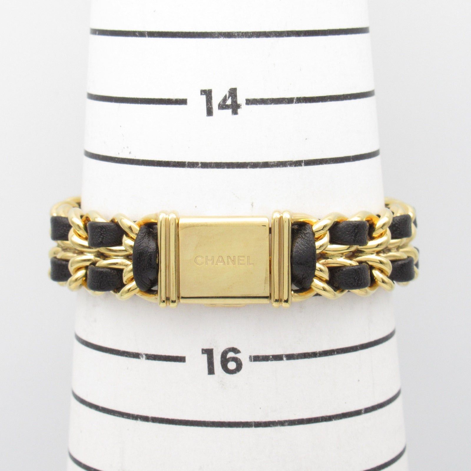 Chanel Chanel Premier M Women Watch Quartz Gp (Gold Plated) Leather Black Size ONE SIZE - 7 Thumbnail