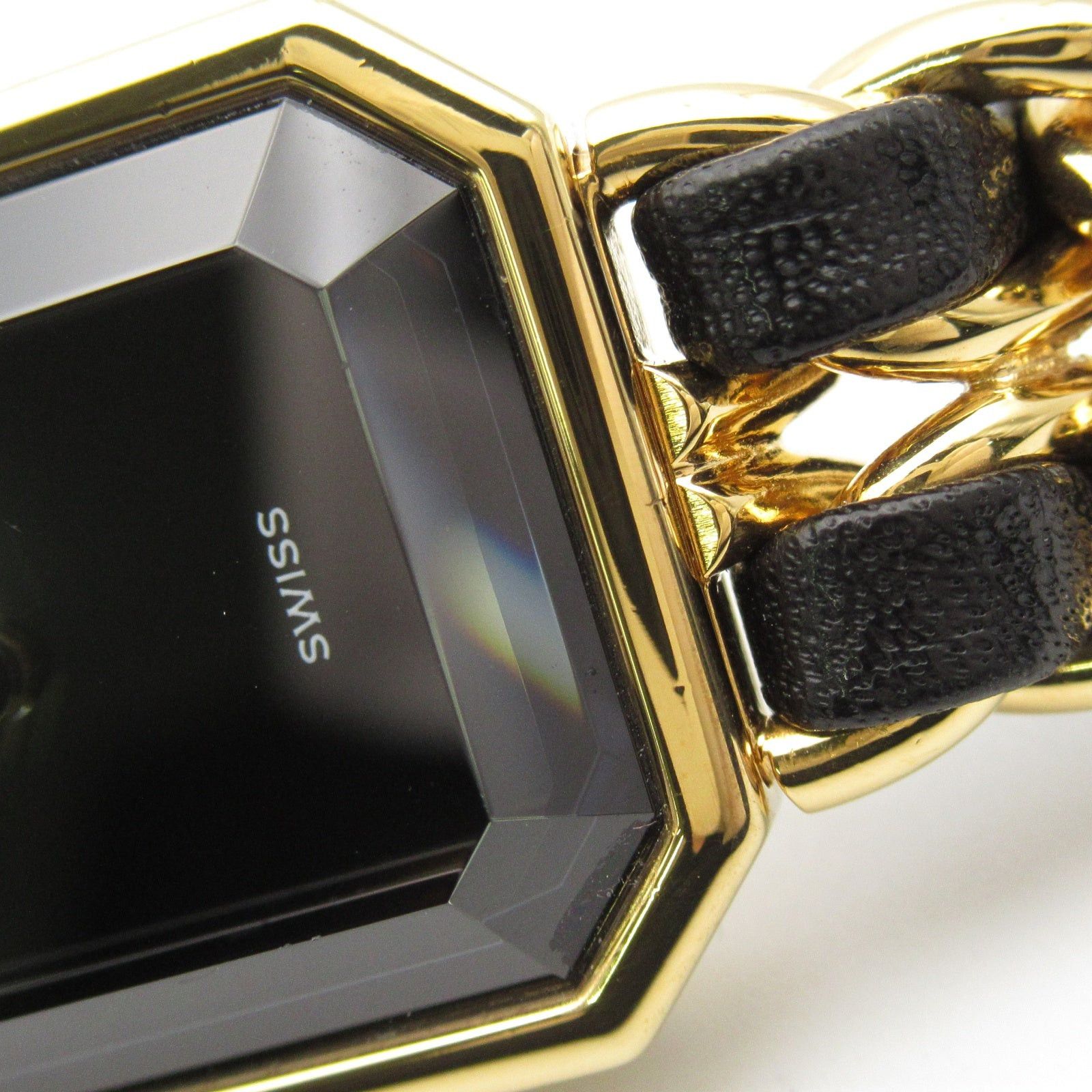 Chanel Chanel Premier M Women Watch Quartz Gp (Gold Plated) Leather Black Size ONE SIZE - 12 Thumbnail