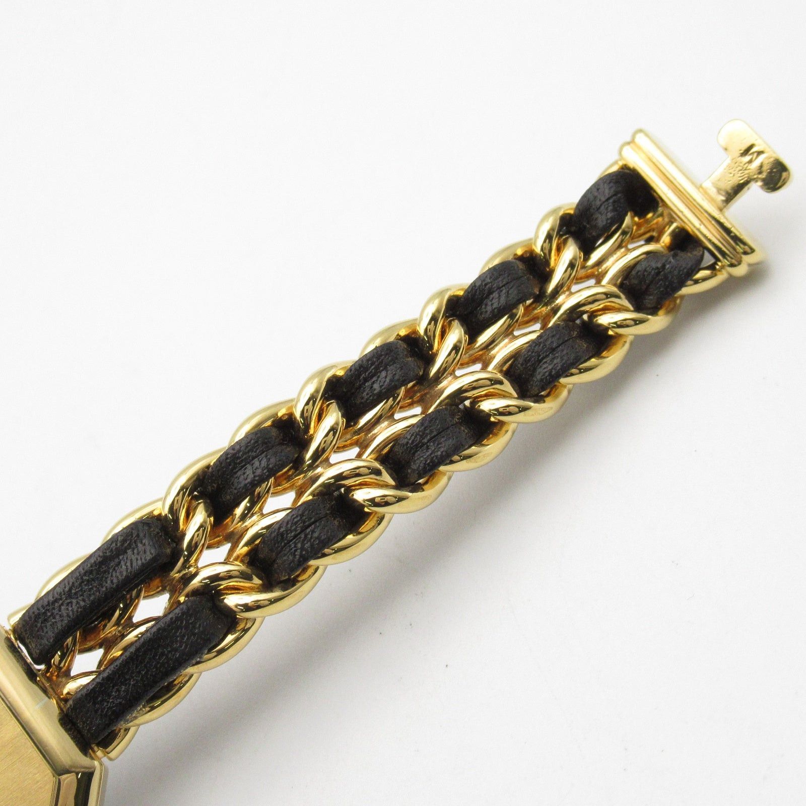 Chanel Chanel Premier M Women Watch Quartz Gp (Gold Plated) Leather Black Size ONE SIZE - 16 Thumbnail