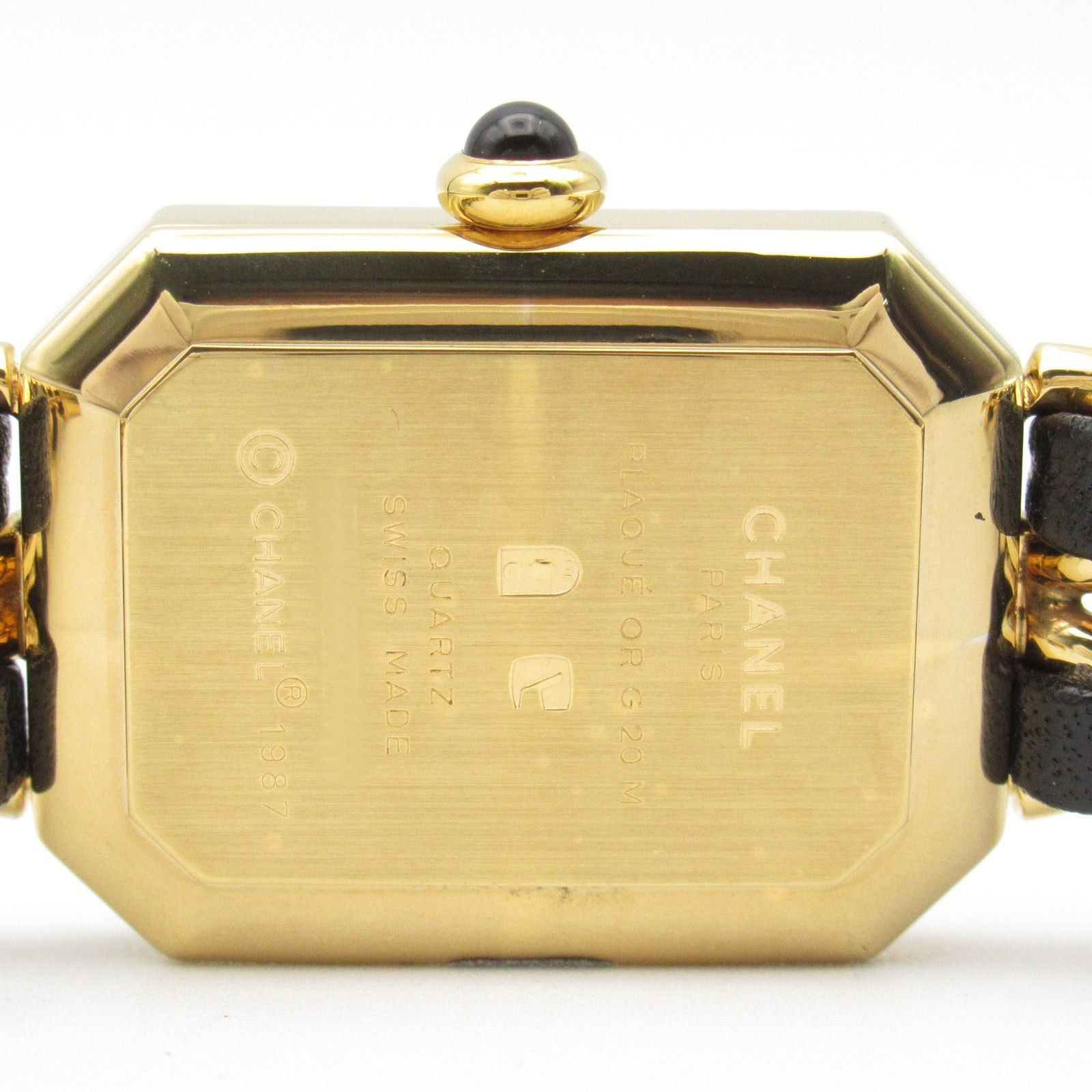 Chanel Chanel Premier M Women Watch Quartz Gp (Gold Plated) Leather Black Size ONE SIZE - 5 Thumbnail