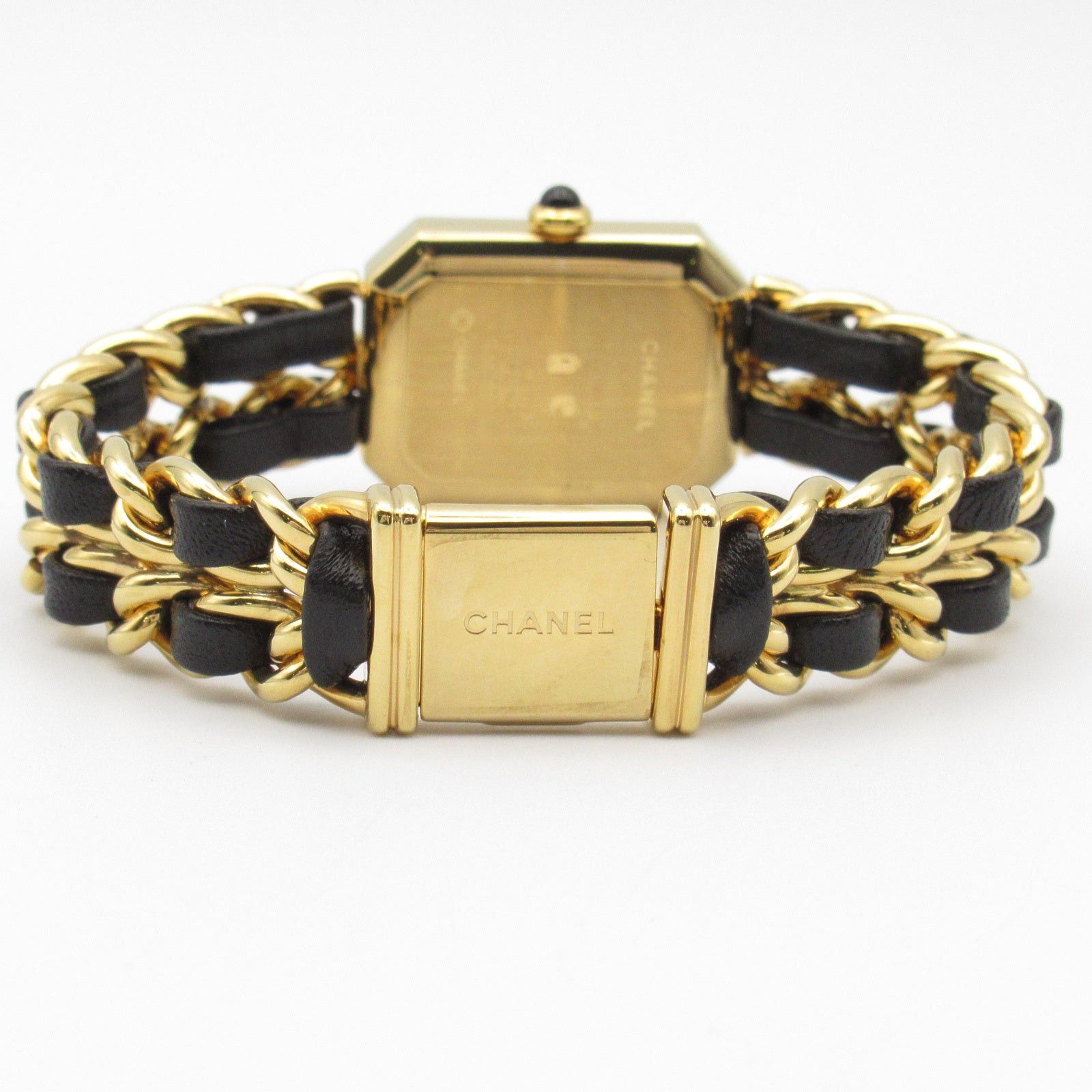 Chanel Chanel Premier M Women Watch Quartz Gp (Gold Plated) Leather Black Size ONE SIZE - 3 Thumbnail