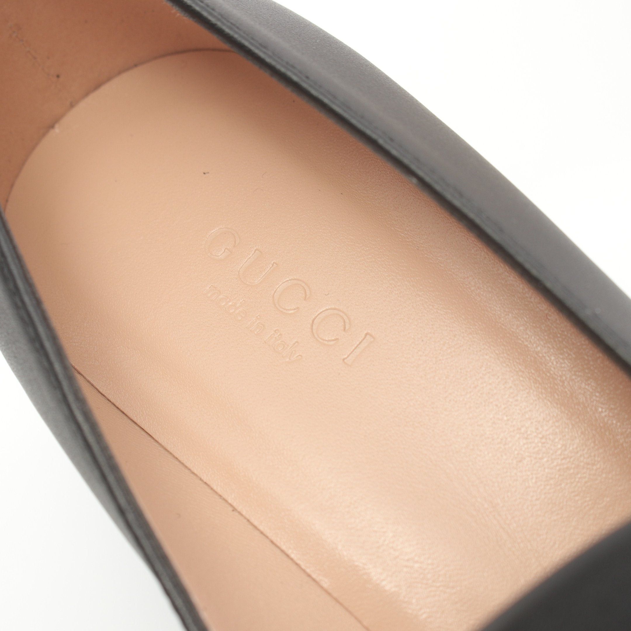 Gucci Gucci Horsebit Pumps Leather Black Size ONE SIZE - 5 Thumbnail