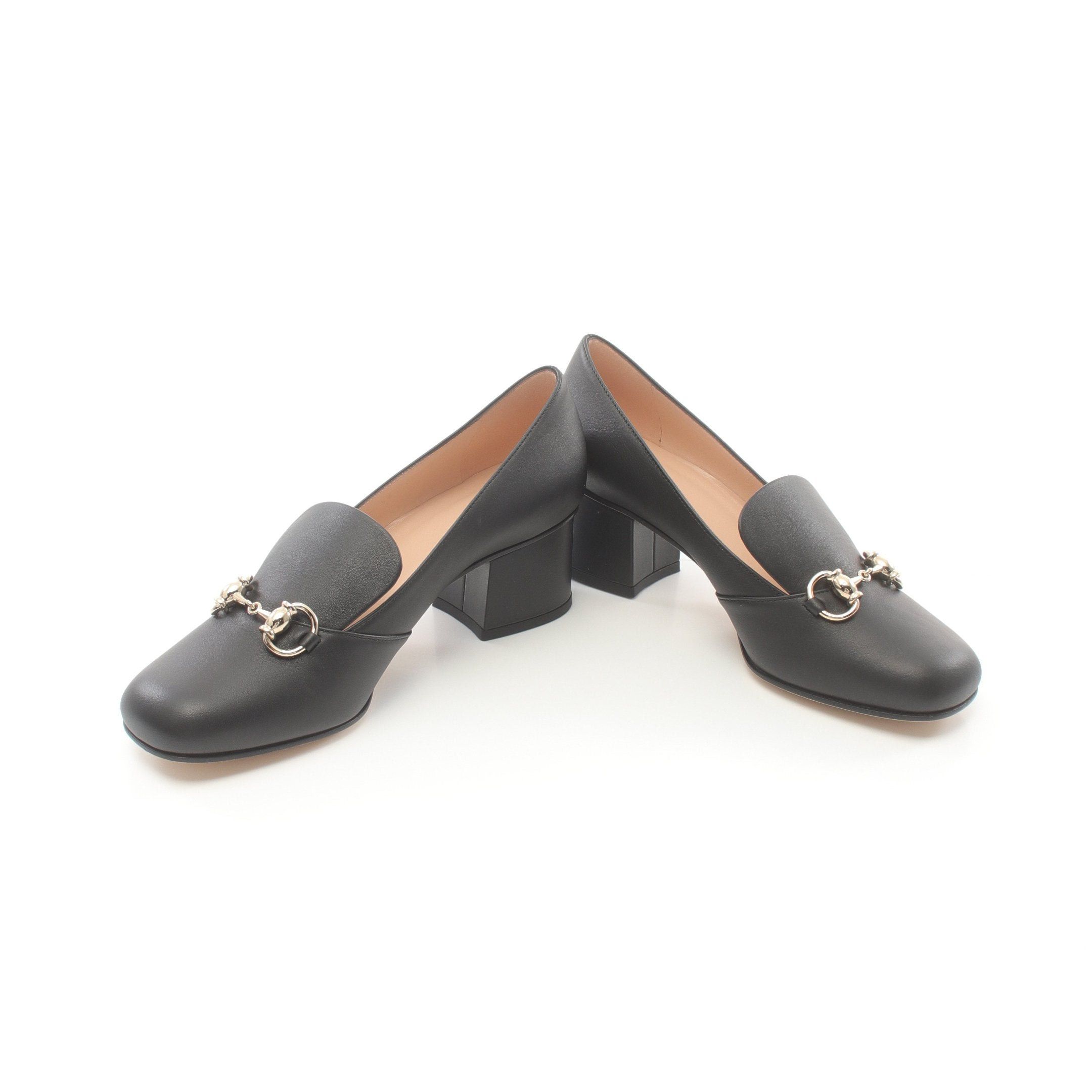 Gucci Gucci Horsebit Pumps Leather Black Size ONE SIZE - 3 Thumbnail