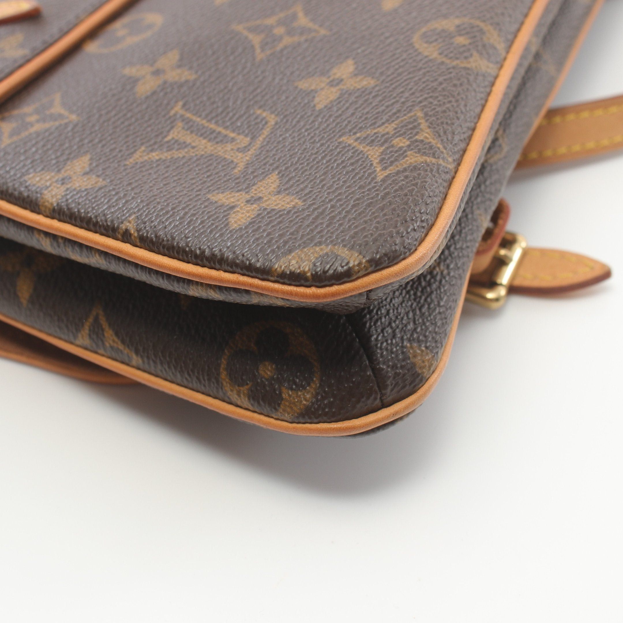 Louis Vuitton Louis Vuitton Murrell Monogram Shoulder Bag Leather Brown Size ONE SIZE - 9 Thumbnail