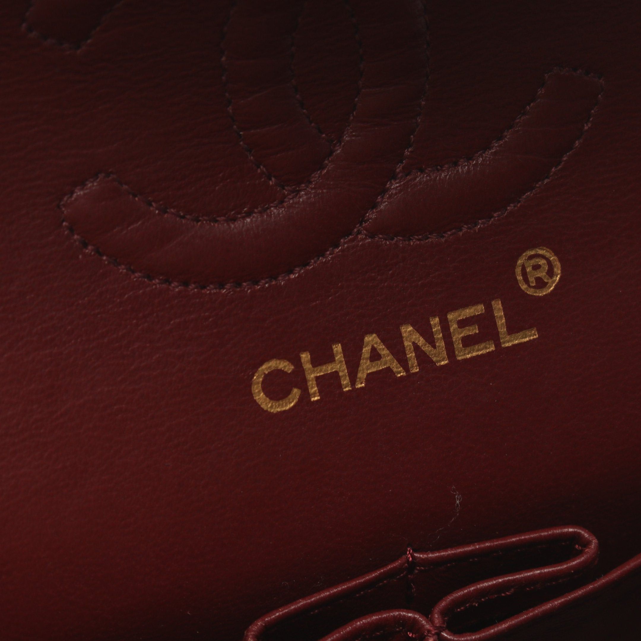 Chanel Chanel Matelasse Double Flap Chain Shoulder Bag Lambskin Black Gold Hardware Size ONE SIZE - 4 Thumbnail