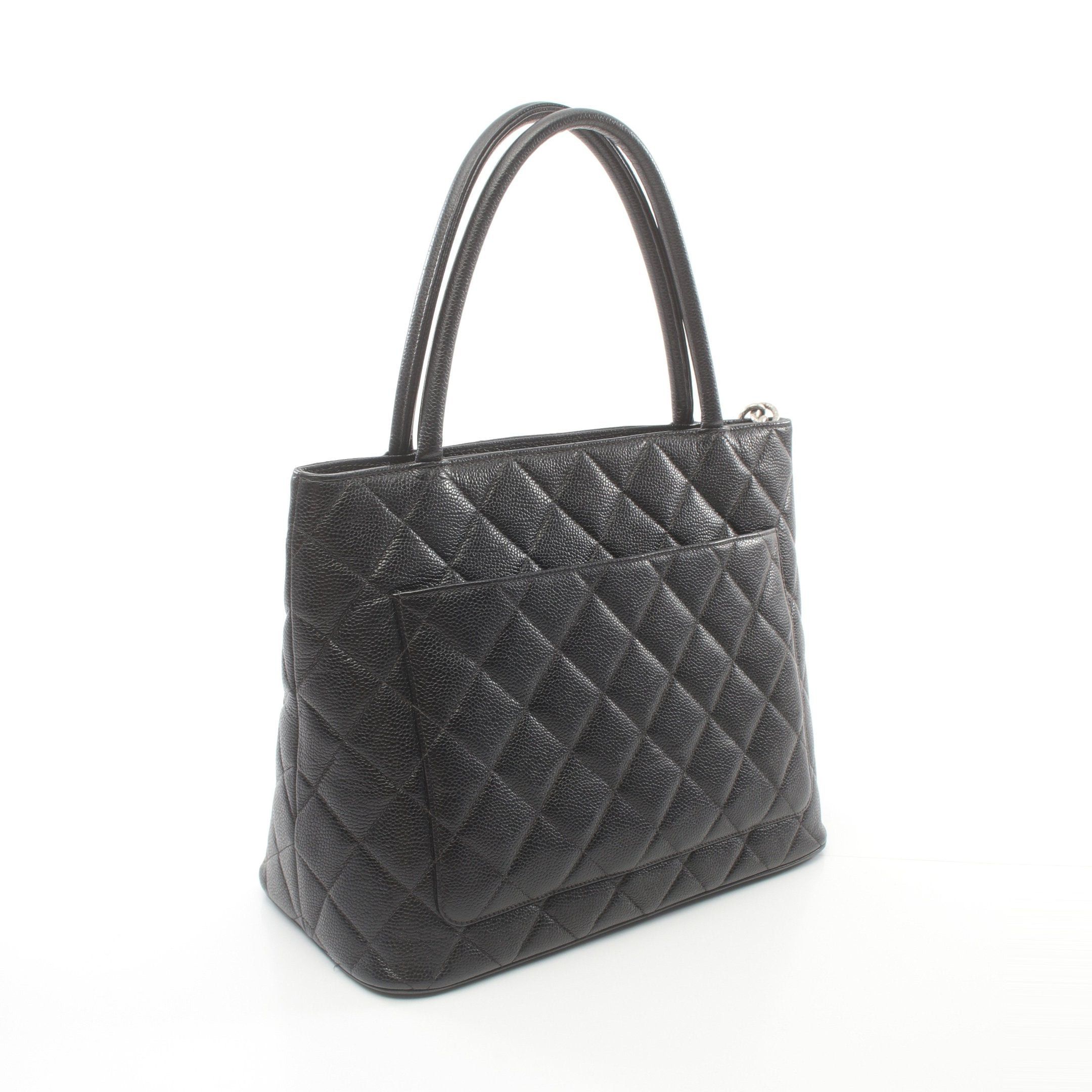 Chanel Chanel Reissue Tote Handbag Bag Caviar Skin Black Silver Hardware Size ONE SIZE - 2 Thumbnail
