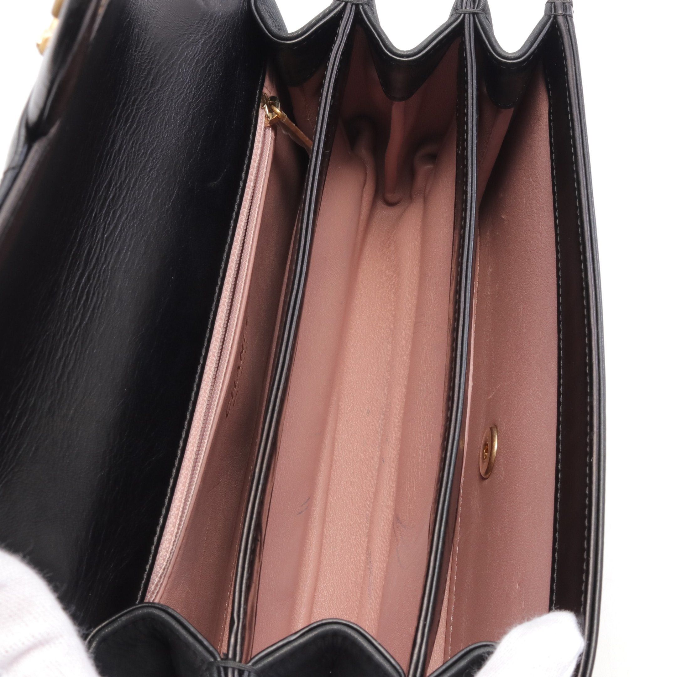 Chanel Chanel Matelasse Chain Shoulder Bag Leather Black Size ONE SIZE - 3 Thumbnail