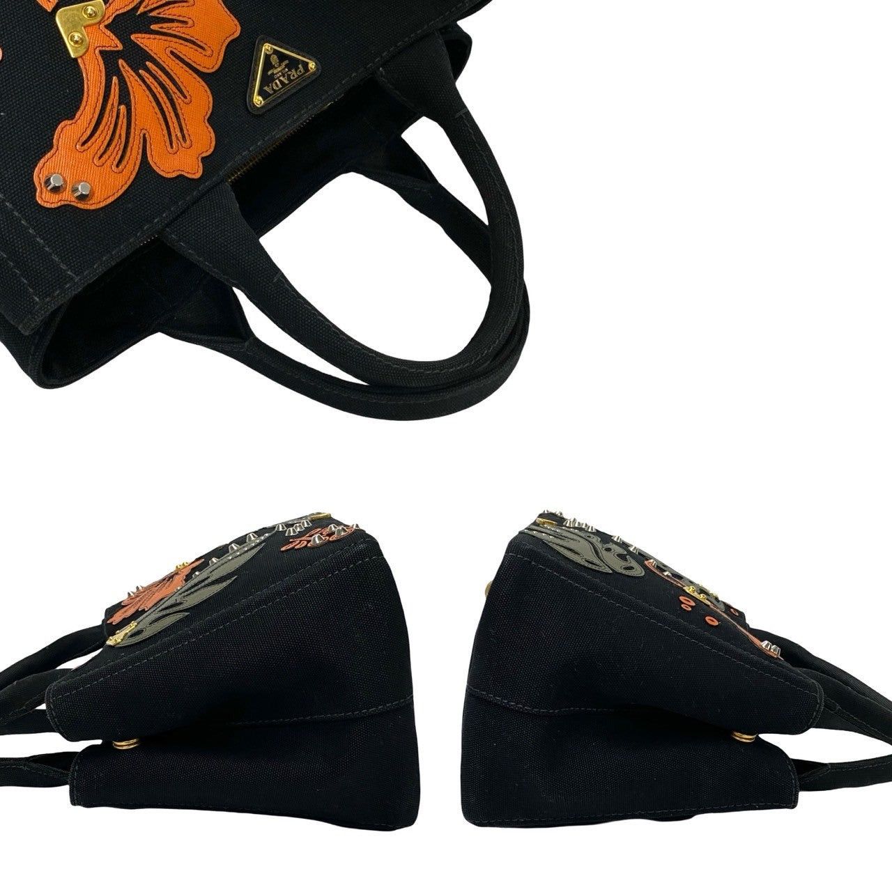 Prada Prada Shoulder Bag Black Leather Size ONE SIZE - 5 Thumbnail