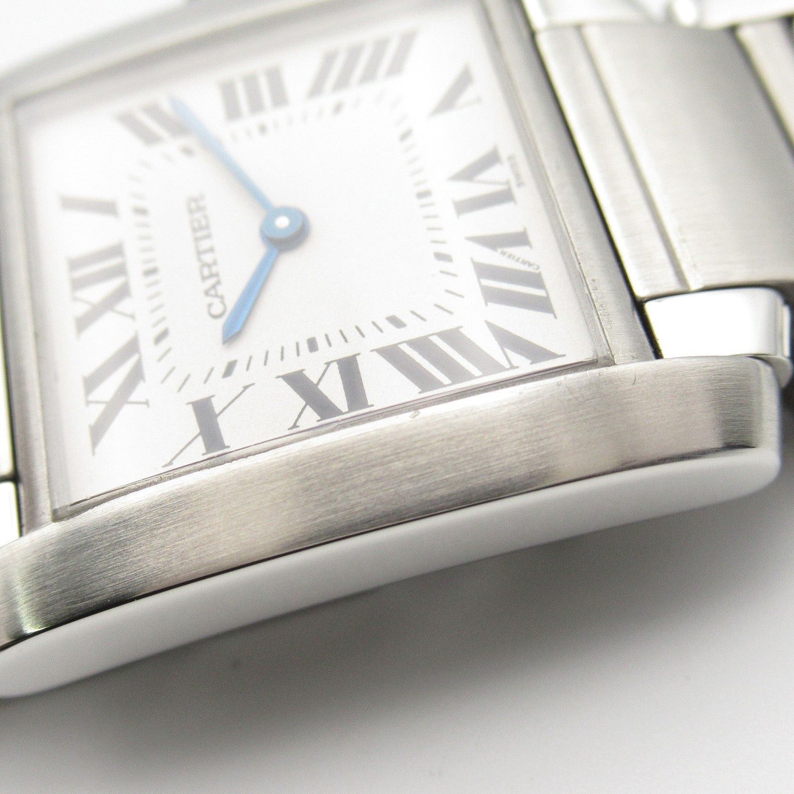 Cartier Cartier Tank Francaise Mm Boys Watch Quartz Stainless Steel Silver Size ONE SIZE - 10 Thumbnail