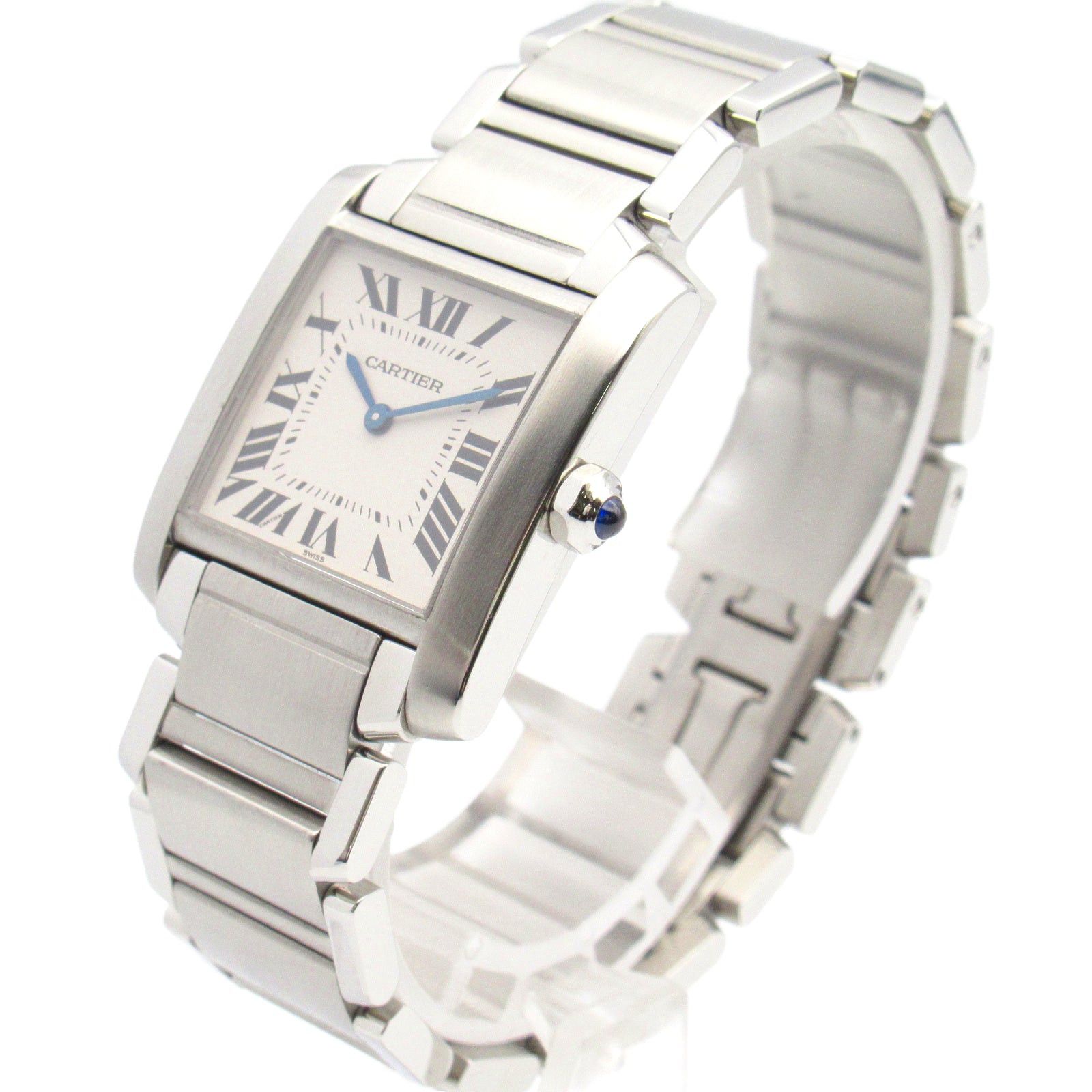 Cartier Cartier Tank Francaise Mm Boys Watch Quartz Stainless Steel Silver Size ONE SIZE - 2 Thumbnail