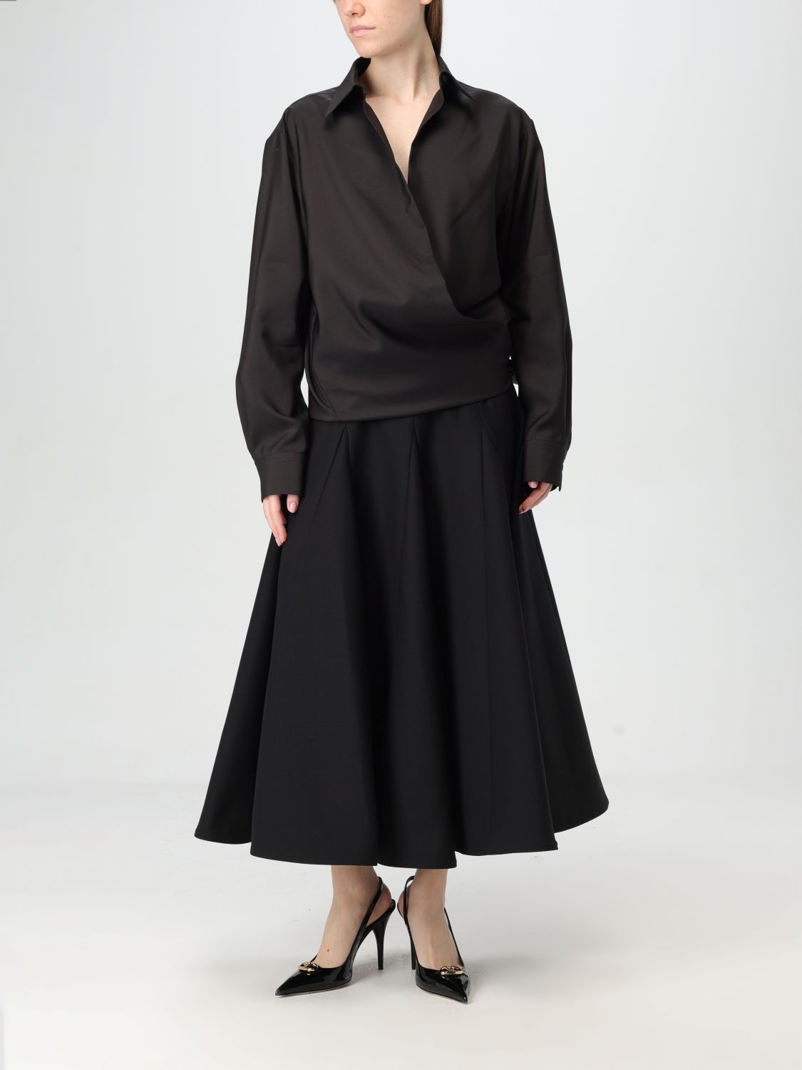 Valentino Valentino Skirt Woman Black Size 27" / US 4 / IT 40 - 2 Thumbnail