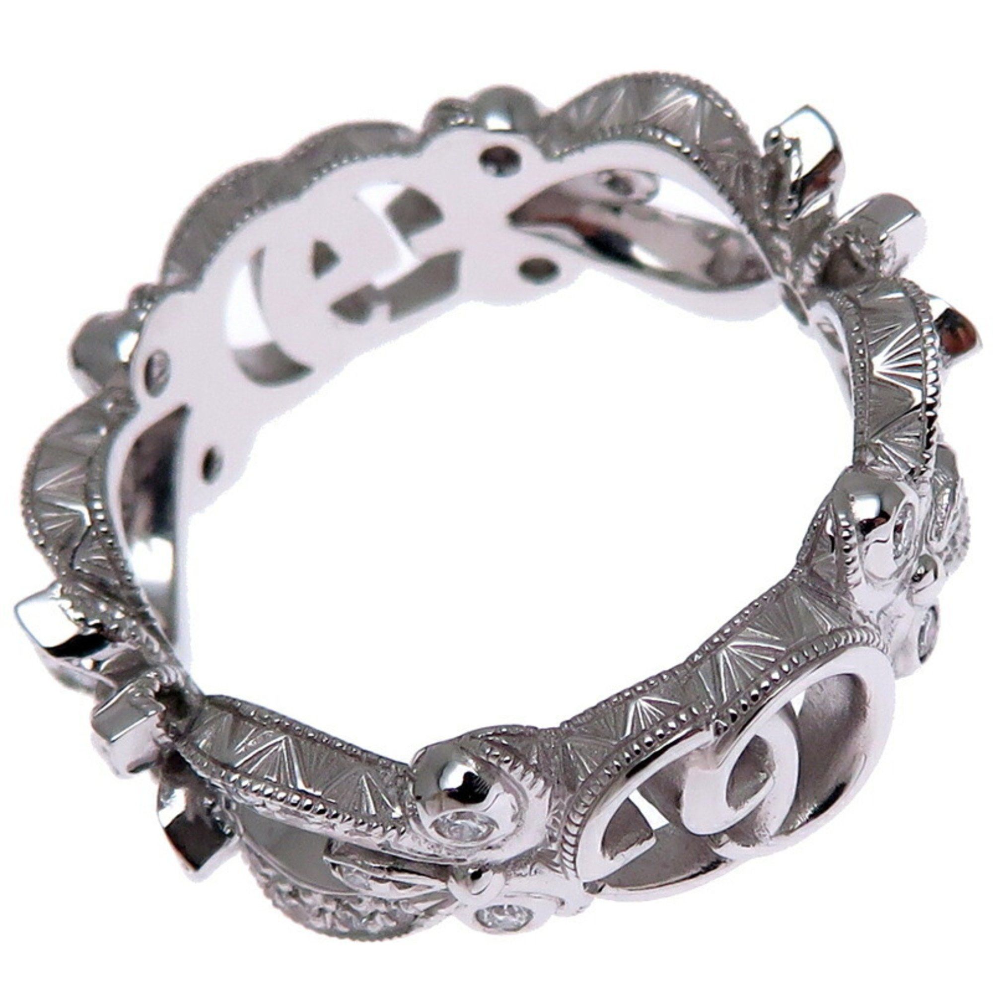 Gucci Gucci Flora Diamond Women's Ring, 750 White Gold, Size 6 Size ONE SIZE - 3 Thumbnail