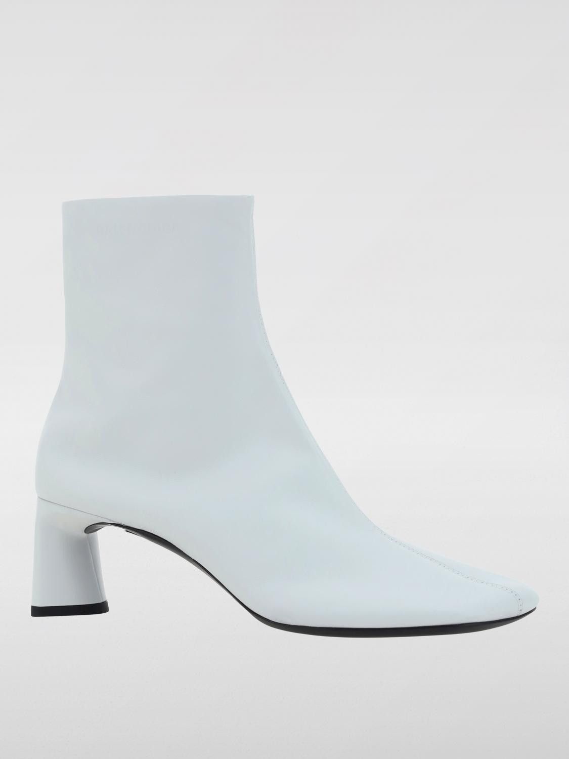 Balenciaga Balenciaga Flat Ankle Boots Woman White Size US 6 / IT 36 - 2 Thumbnail