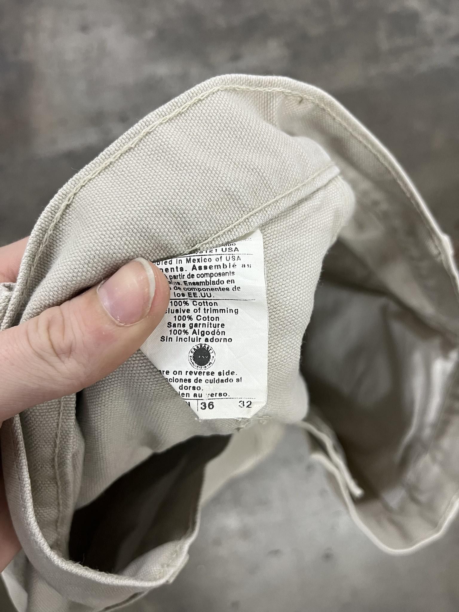 Vintage 1990's Carhartt Canvas Capenter Pants Size US 36 / EU 52 - 3 Thumbnail