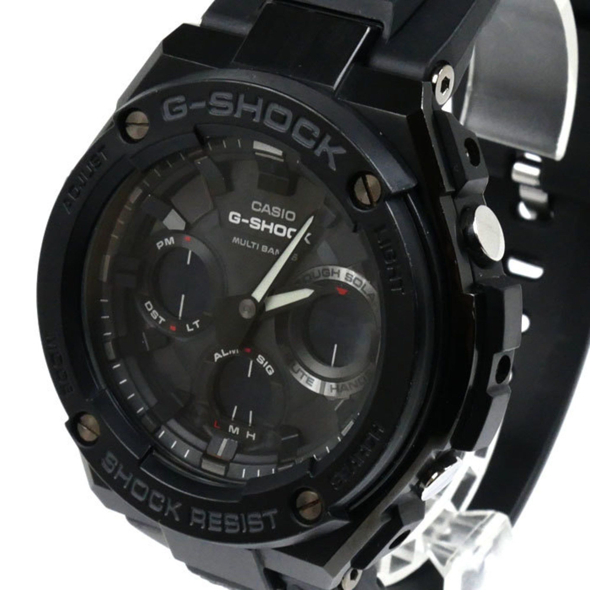 Casio CASIO G-SHOCK G-STEEL Radio-controlled watch, solar, black, GST-W100G-1BJF, men's Size ONE SIZE - 2 Thumbnail
