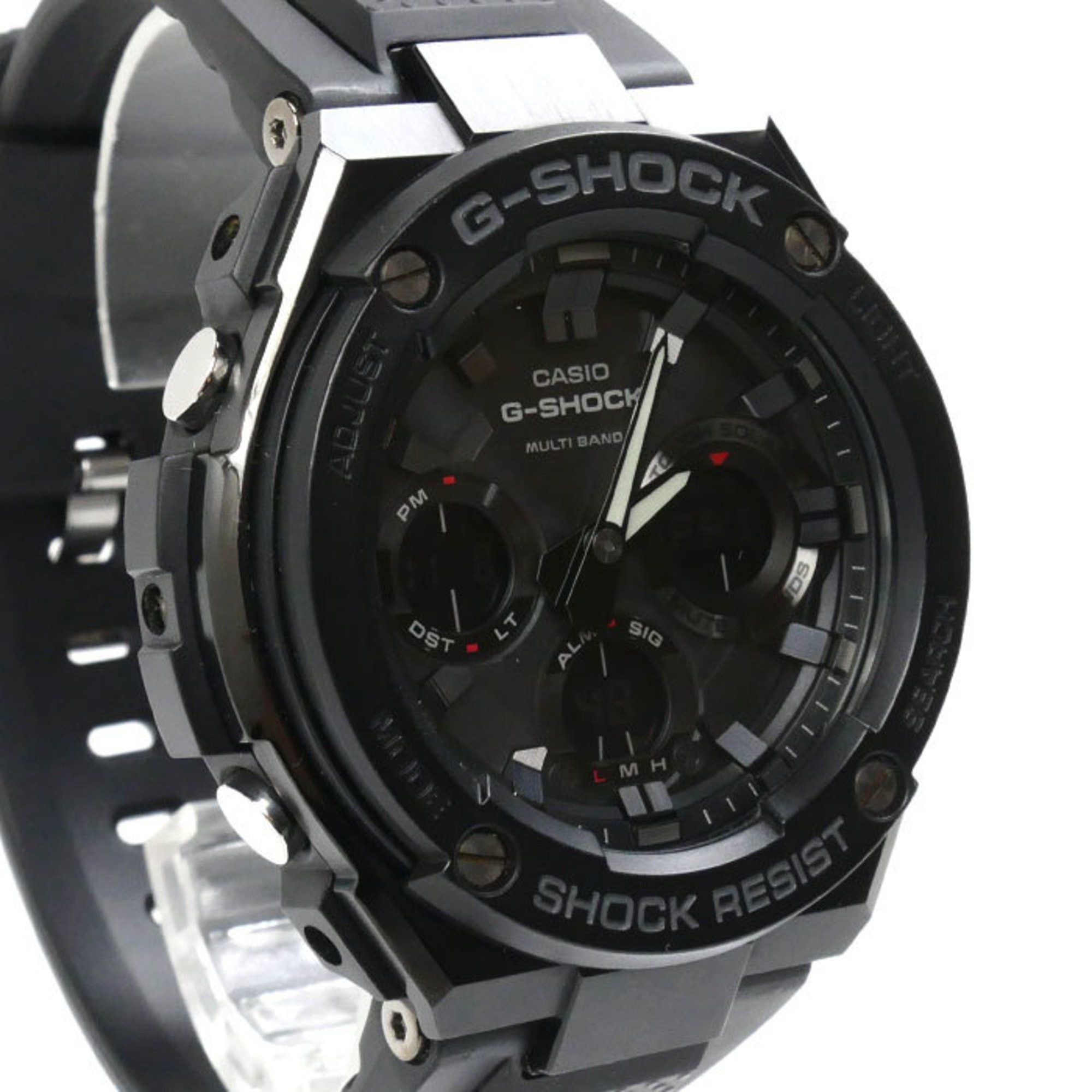 Casio CASIO G-SHOCK G-STEEL Radio-controlled watch, solar, black, GST-W100G-1BJF, men's Size ONE SIZE - 3 Thumbnail