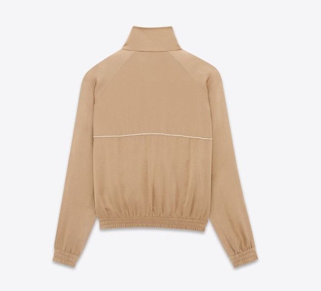 Saint Laurent Paris Teddy Jacket in crepe satin Size US XL / EU 56 / 4 - 2 Thumbnail