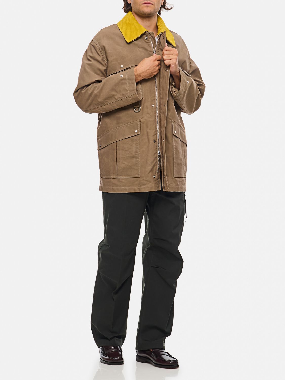 Fendi Fendi Jacket Men Beige Size US S / EU 44-46 / 1 - 2 Thumbnail