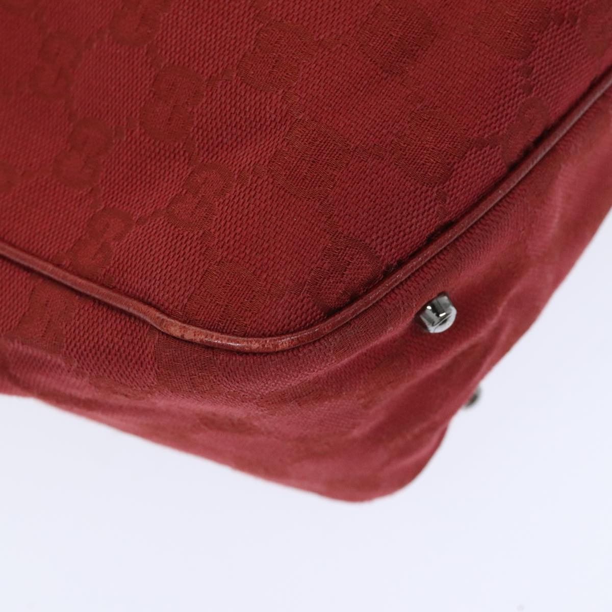 Gucci Mini C Red Canvas Tote Bag (Pre-Owned) Size ONE SIZE - 12 Thumbnail