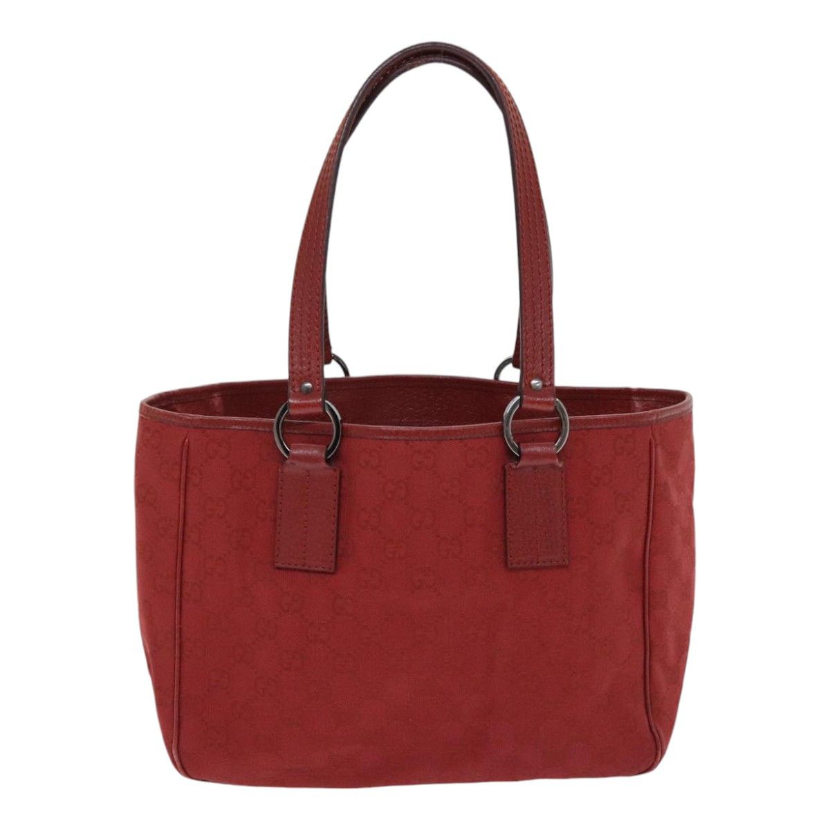 Gucci Mini C Red Canvas Tote Bag (Pre-Owned) Size ONE SIZE - 2 Thumbnail