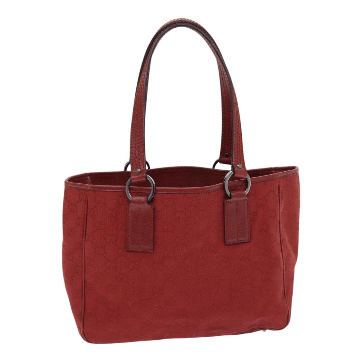 Gucci Mini C Red Canvas Tote Bag (Pre-Owned) Size ONE SIZE - 19 Thumbnail
