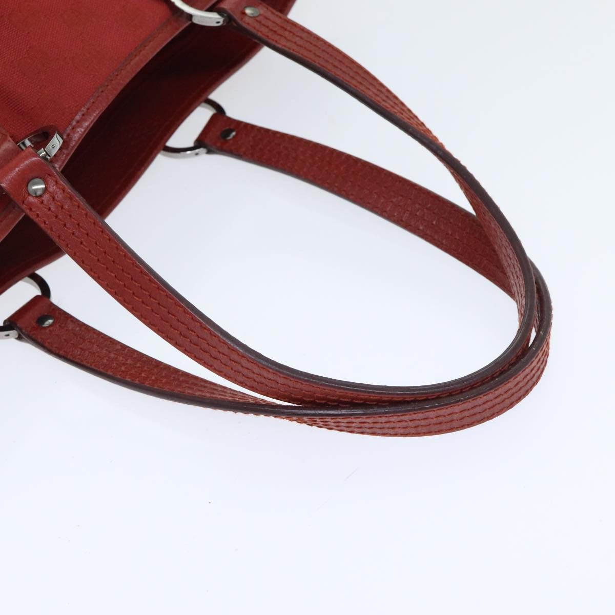 Gucci Mini C Red Canvas Tote Bag (Pre-Owned) Size ONE SIZE - 6 Thumbnail