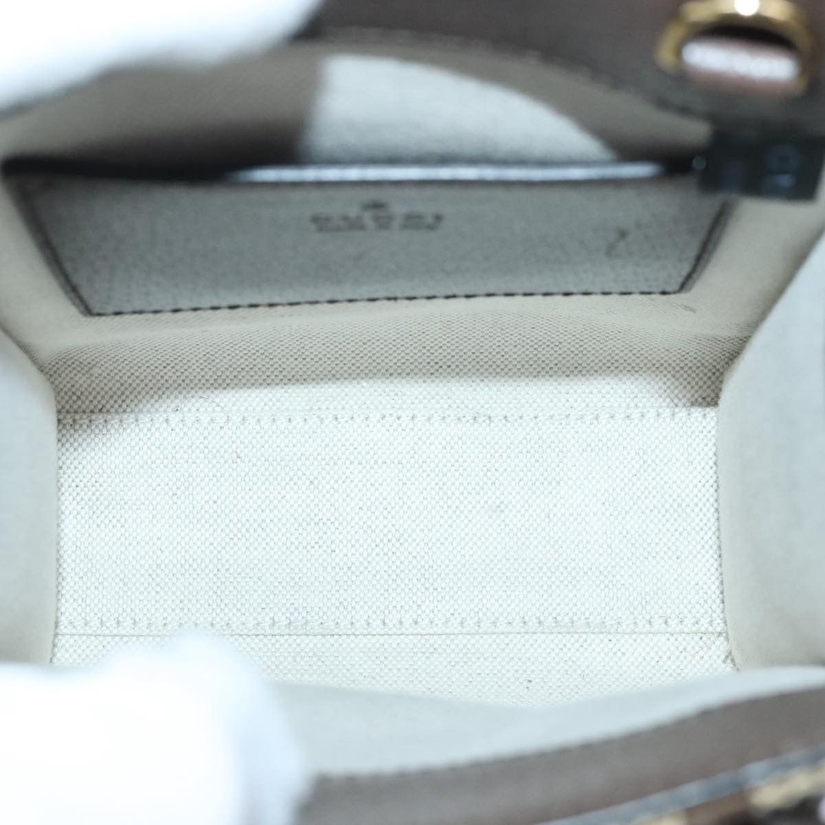 Gucci Beige Canvas Handbag (Pre-Owned) Size ONE SIZE - 10 Thumbnail