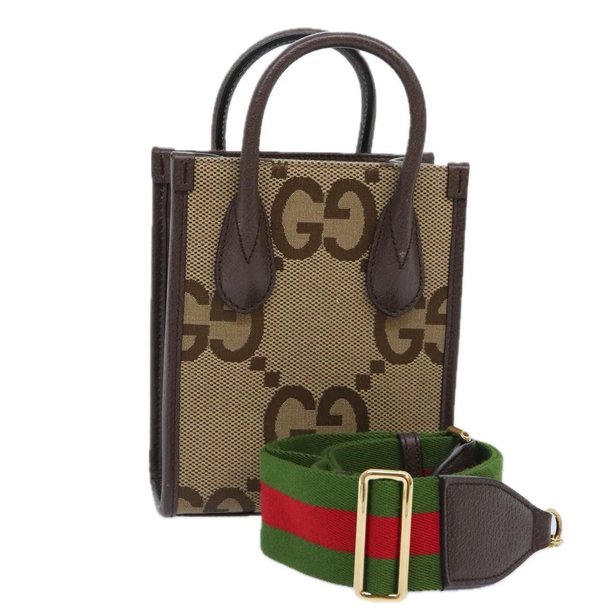 Gucci Beige Canvas Handbag (Pre-Owned) Size ONE SIZE - 13 Thumbnail