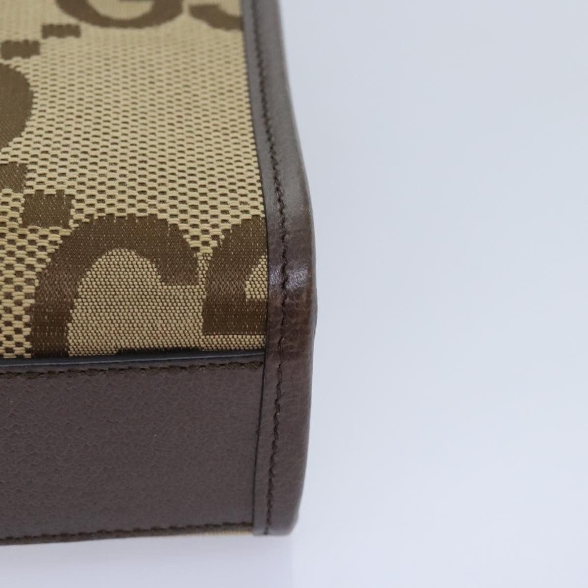 Gucci Beige Canvas Handbag (Pre-Owned) Size ONE SIZE - 7 Thumbnail