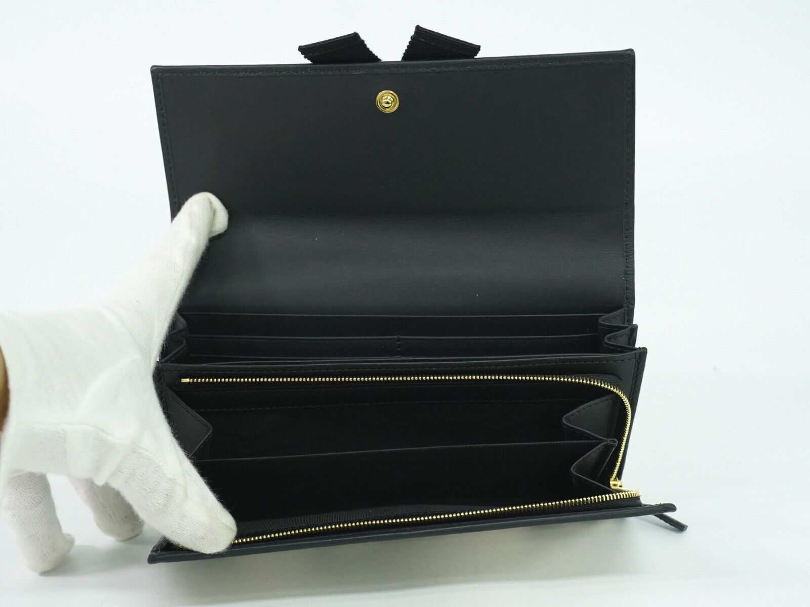 Gucci Ribbon Multicolour Canvas Wallet (Pre-Owned) Size ONE SIZE - 5 Thumbnail