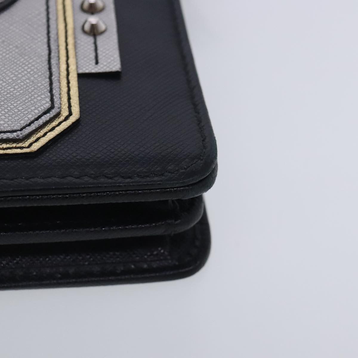 Prada Robot Black Leather Shoulder Bag (Pre-Owned) Size ONE SIZE - 8 Thumbnail