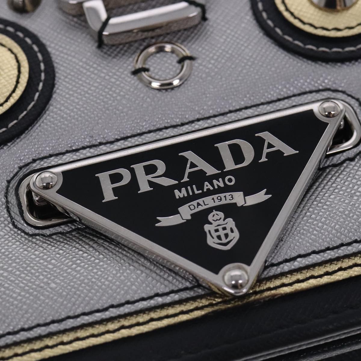 Prada Robot Black Leather Shoulder Bag (Pre-Owned) Size ONE SIZE - 11 Thumbnail