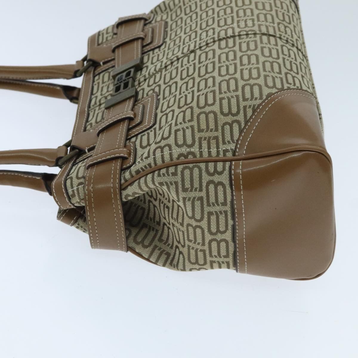 Balenciaga Bb Beige Canvas Handbag (Pre-Owned) Size ONE SIZE - 4 Thumbnail