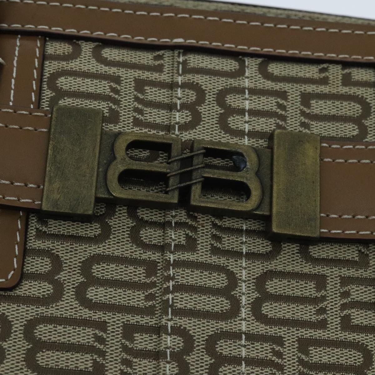 Balenciaga Bb Beige Canvas Handbag (Pre-Owned) Size ONE SIZE - 11 Thumbnail