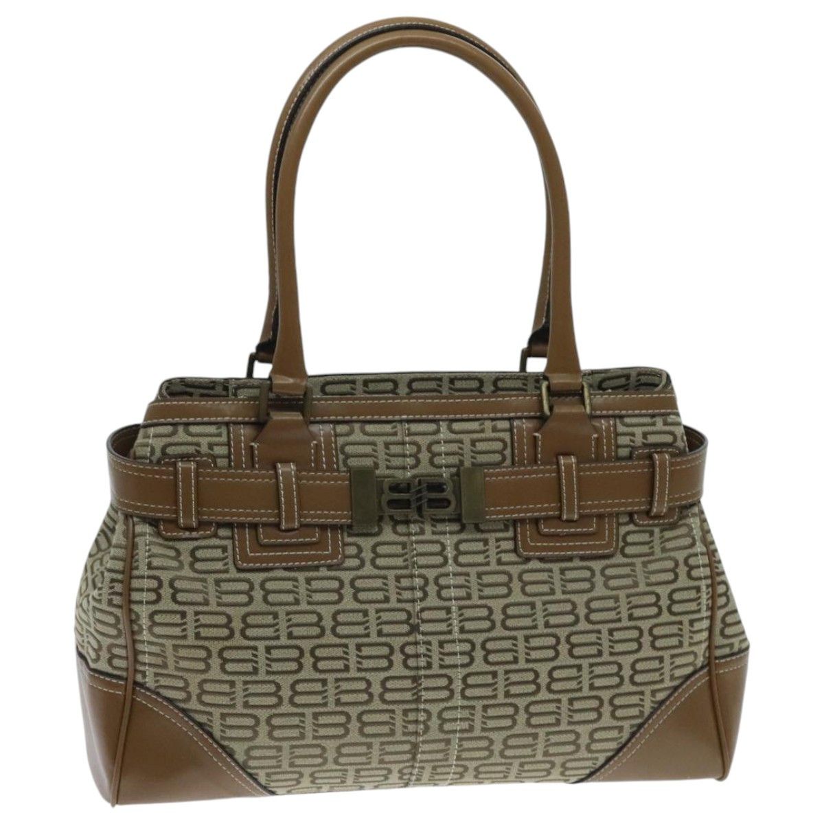 Balenciaga Bb Beige Canvas Handbag (Pre-Owned) Size ONE SIZE - 15 Thumbnail
