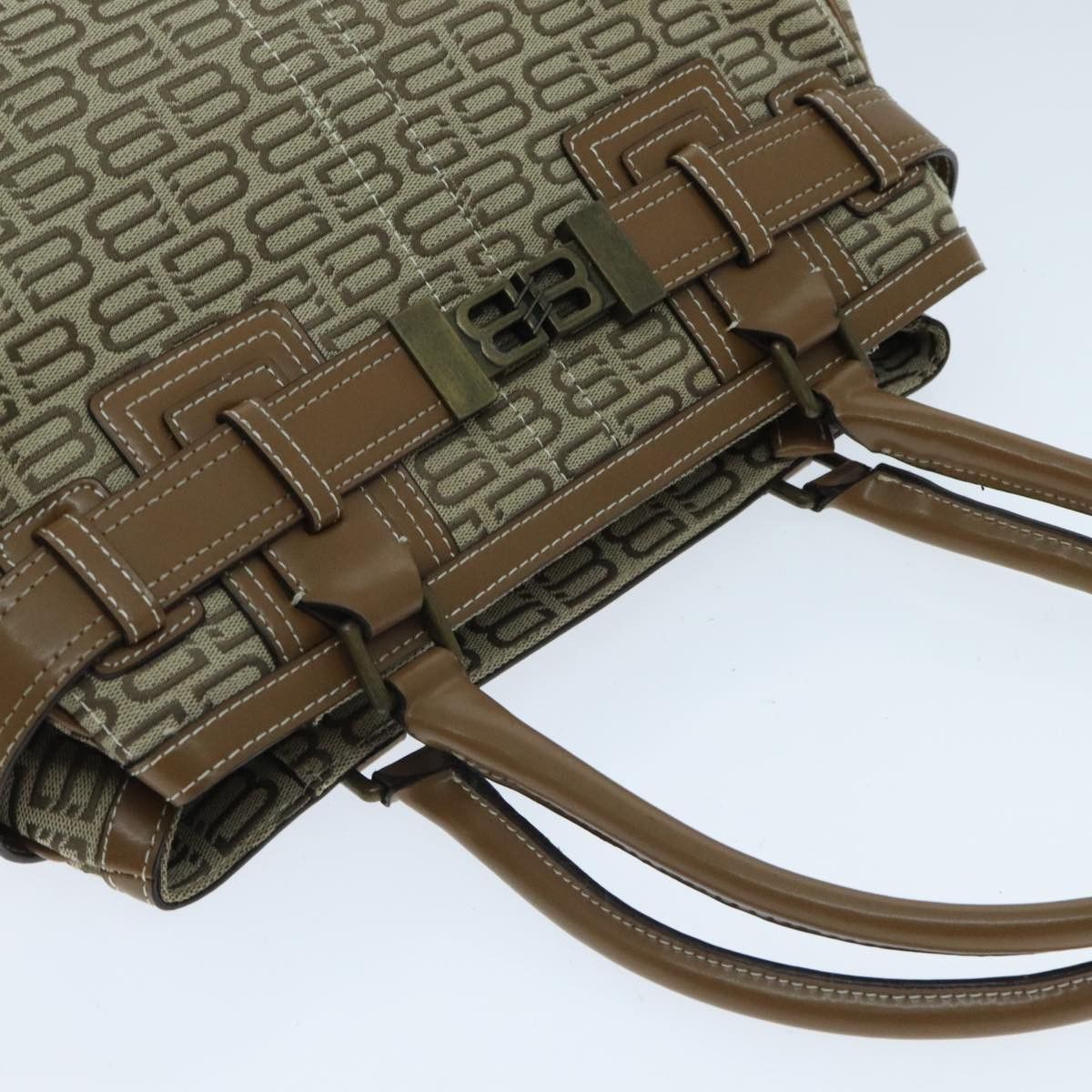 Balenciaga Bb Beige Canvas Handbag (Pre-Owned) Size ONE SIZE - 16 Thumbnail