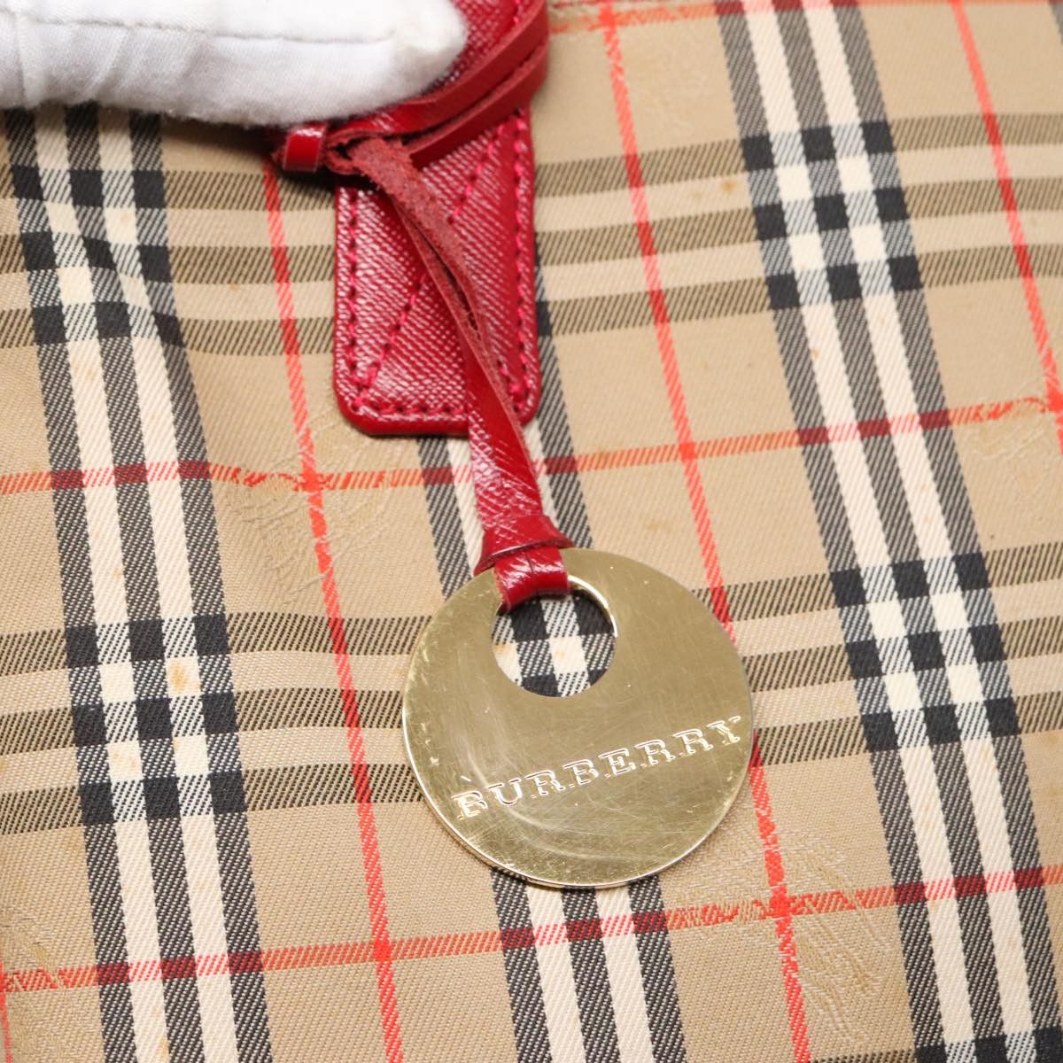 Burberry Nova Check Beige Canvas Tote Bag (Pre-Owned) Size ONE SIZE - 19 Thumbnail