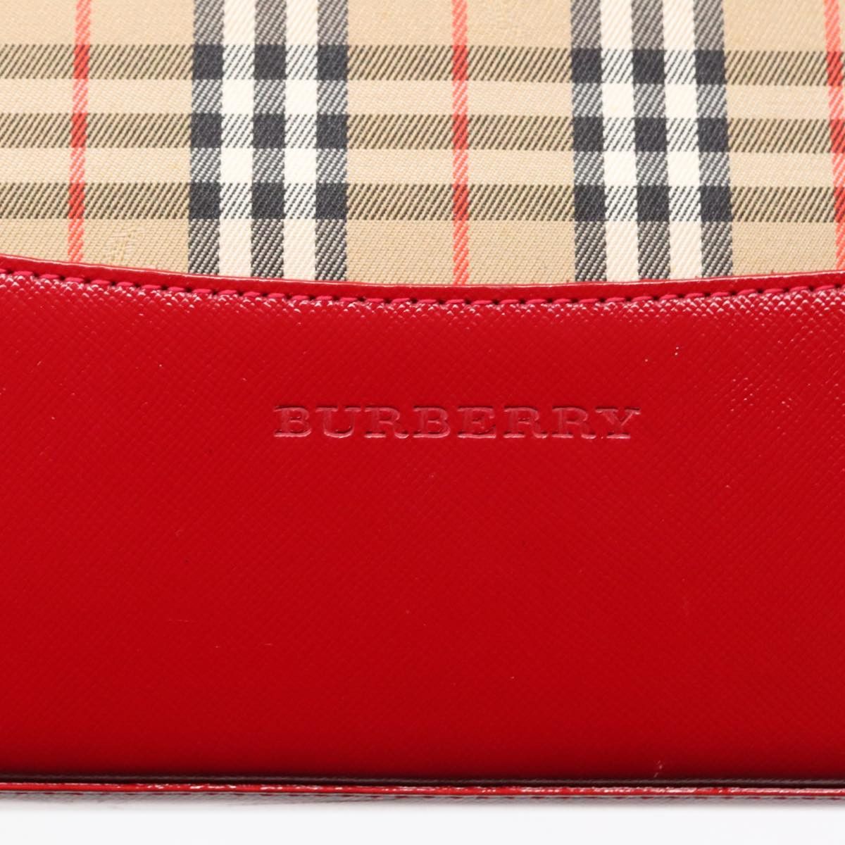 Burberry Nova Check Beige Canvas Tote Bag (Pre-Owned) Size ONE SIZE - 18 Thumbnail