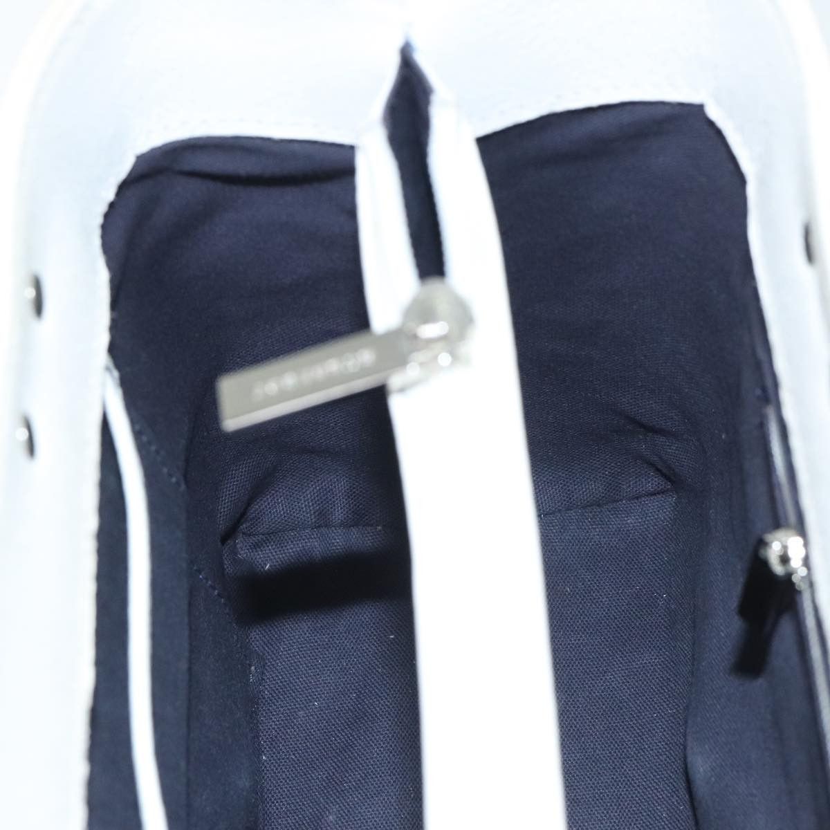 Burberry White Canvas Handbag (Pre-Owned) Size ONE SIZE - 10 Thumbnail