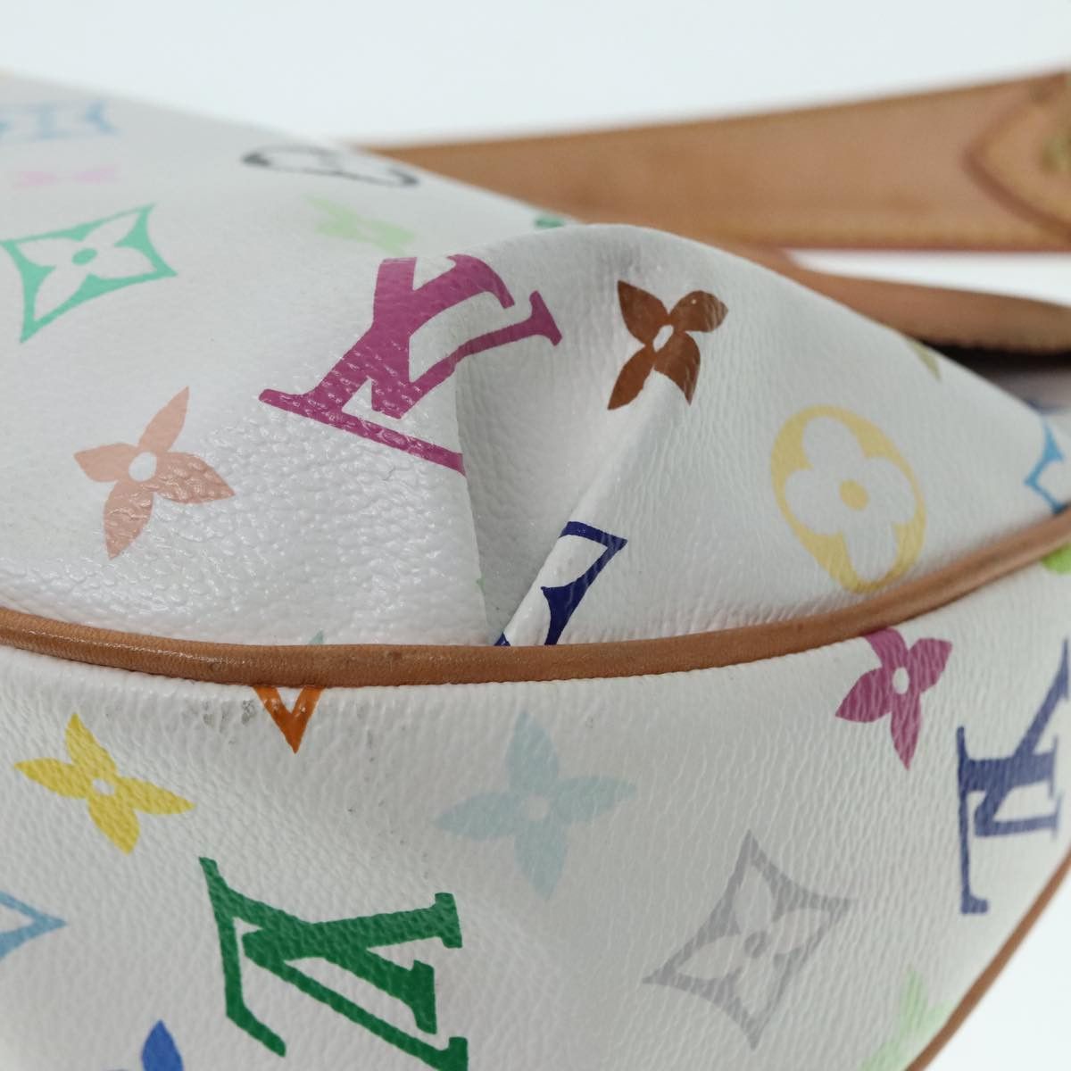 Louis Vuitton Patti White Canvas Shoulder Bag (Pre-Owned) Size ONE SIZE - 9 Thumbnail
