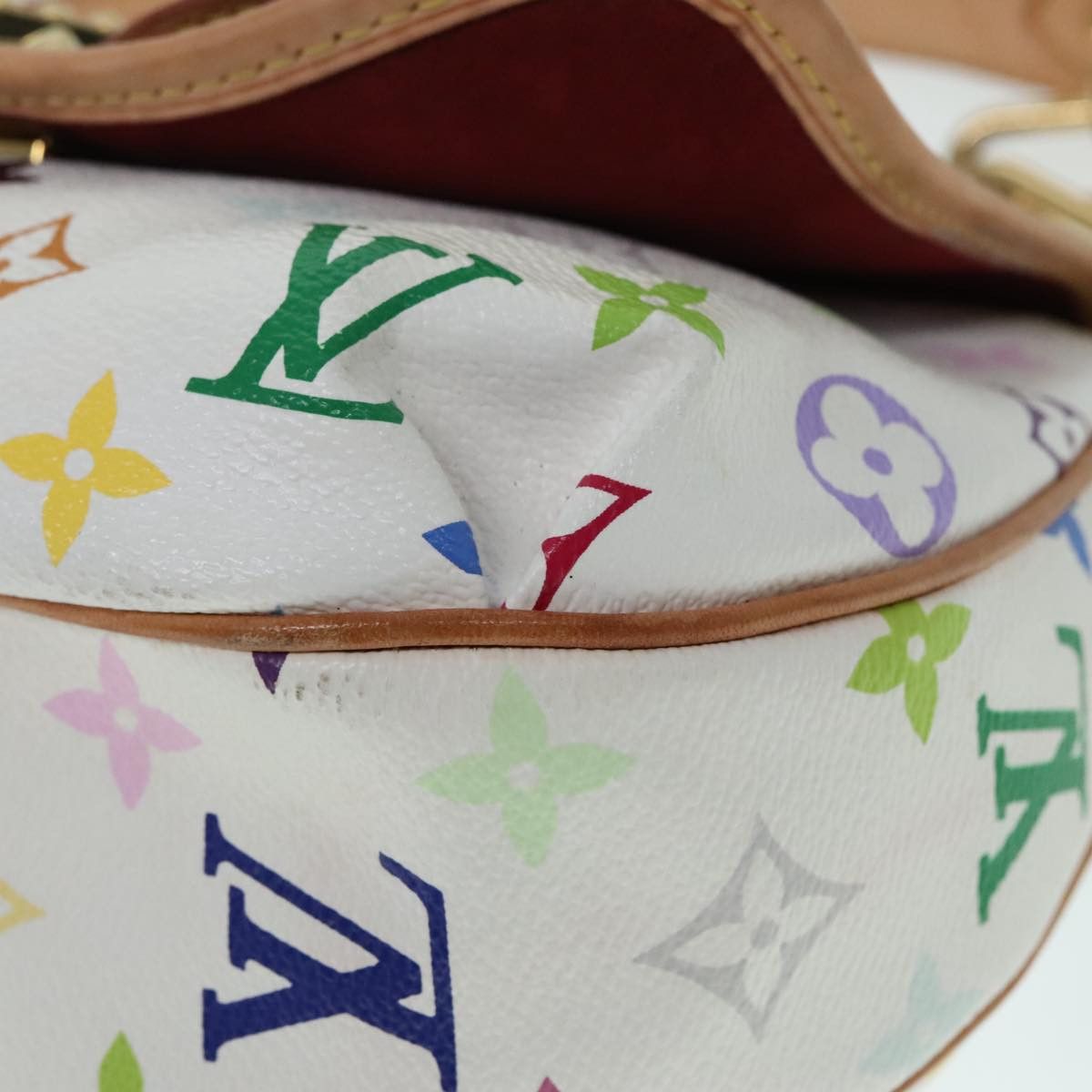 Louis Vuitton Patti White Canvas Shoulder Bag (Pre-Owned) Size ONE SIZE - 7 Thumbnail