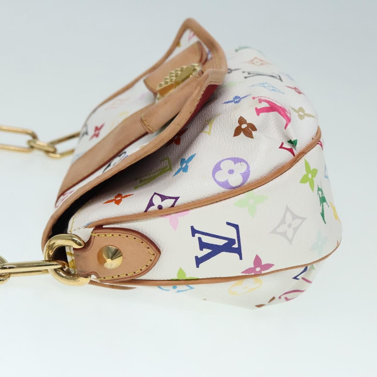 Louis Vuitton Patti White Canvas Shoulder Bag (Pre-Owned) Size ONE SIZE - 4 Thumbnail